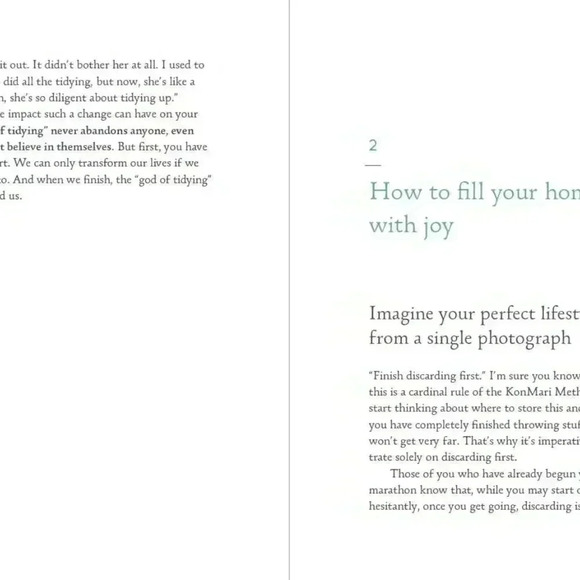 Marie Kondo "Spark Joy" Hardcover NWT - Picture 5 of 7